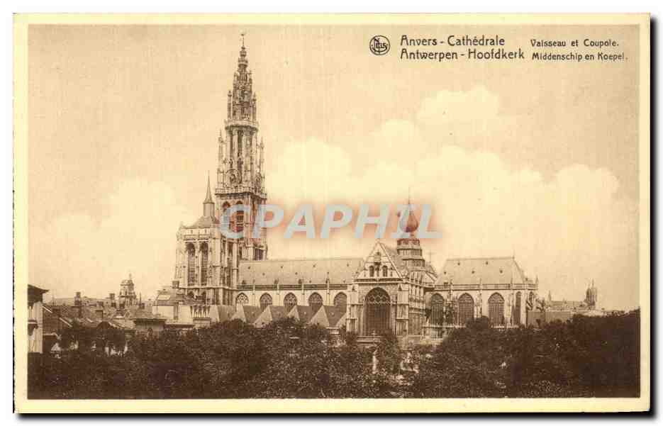 Anvers - Cathédrale - Vaisseau et Coupole