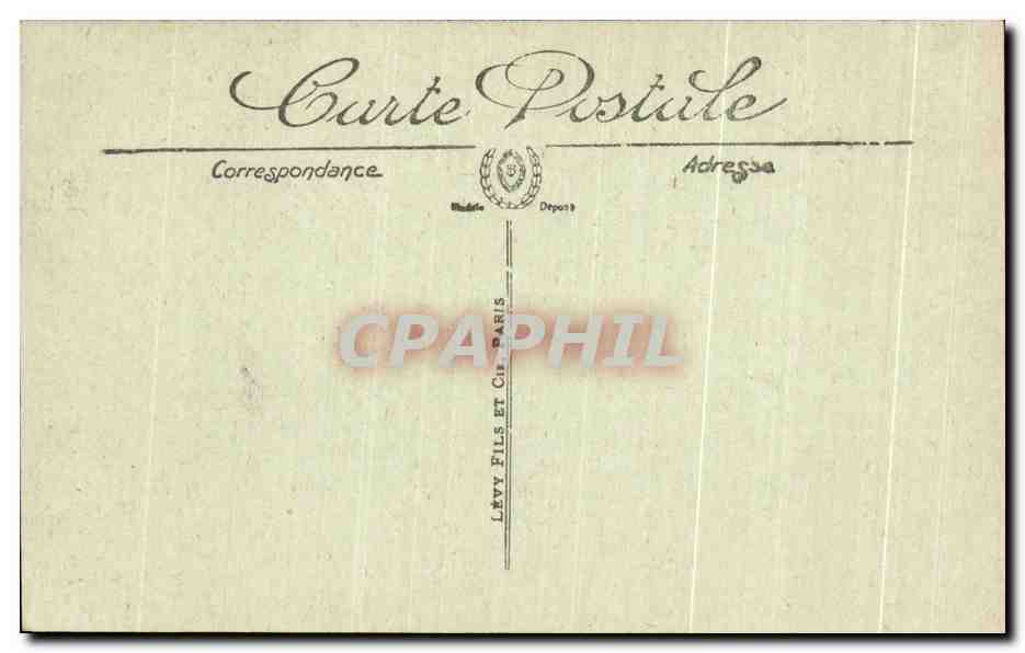 CPA Marseille L'Ascenseur de Notre Dame de la Garde Notre Dame de la Garde — Verso
