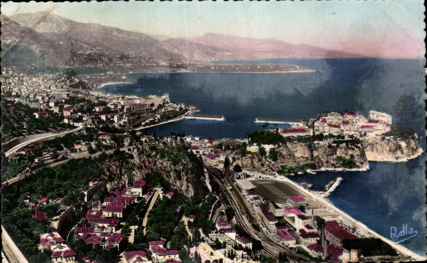 CPA la Principaute de Monaco le Cap Martin et la Cote italienne Collectio 