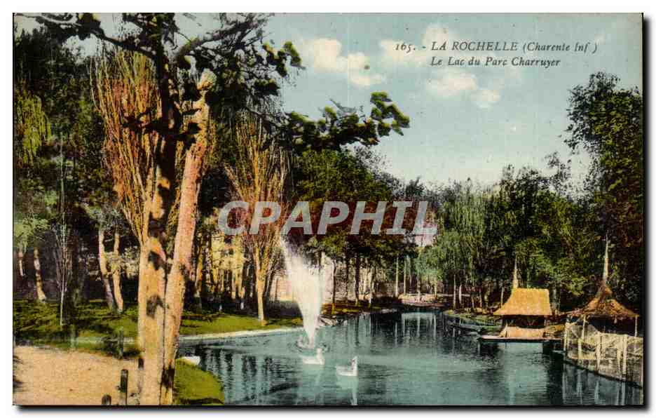 La Rochelle (Charente Inf.) — Le Lac du Parc Charruyer — n° 165