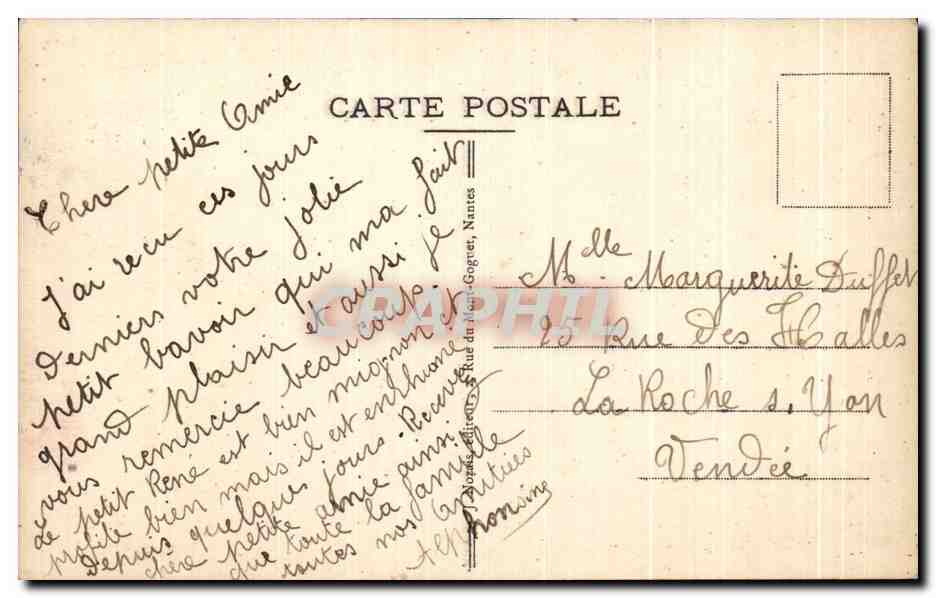 La Rochelle (Charente Inf.) — Le Lac du Parc Charruyer — n° 165 — Verso