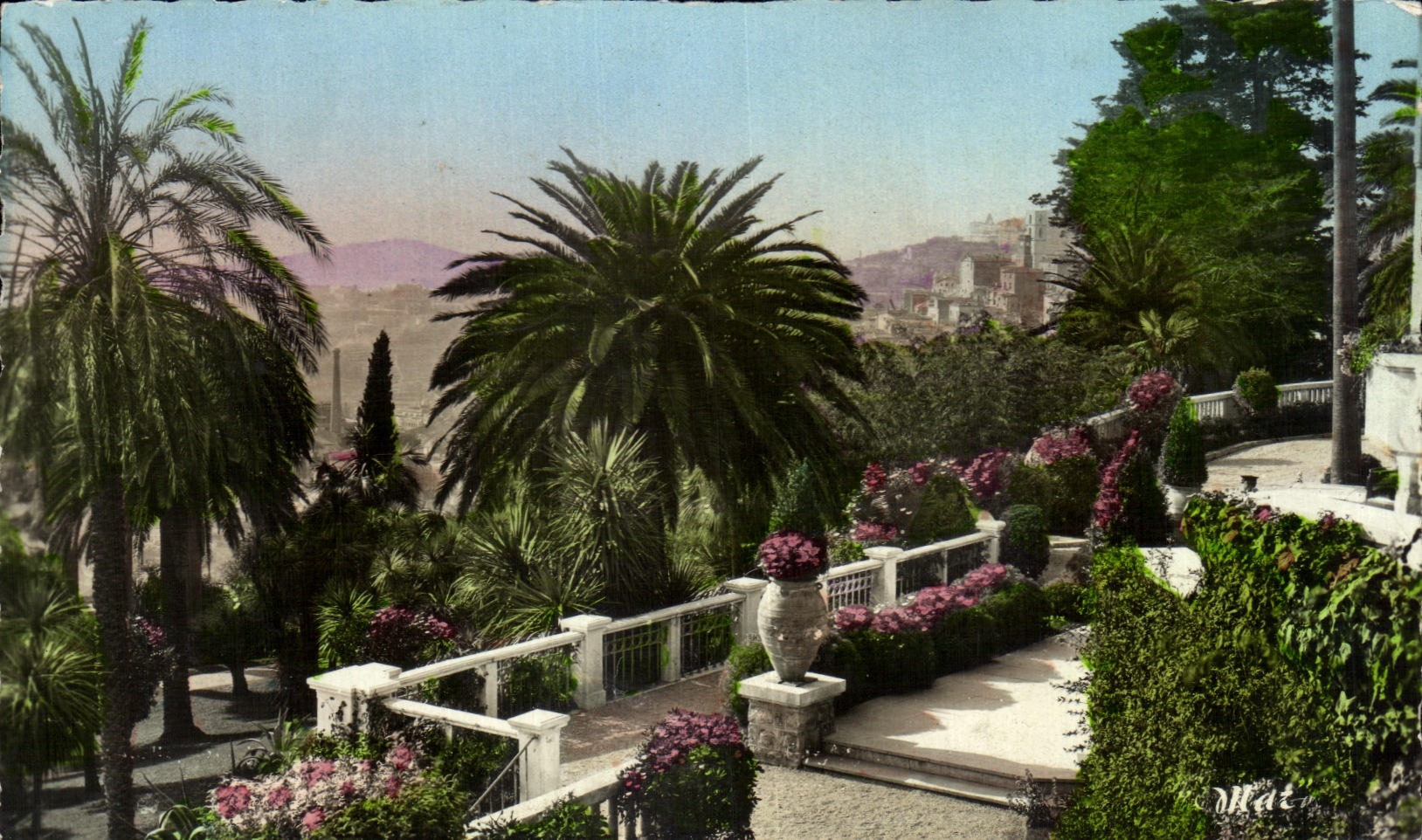 Vue du Jardin du Park-Palace — Grasse — Éditions « Mar »