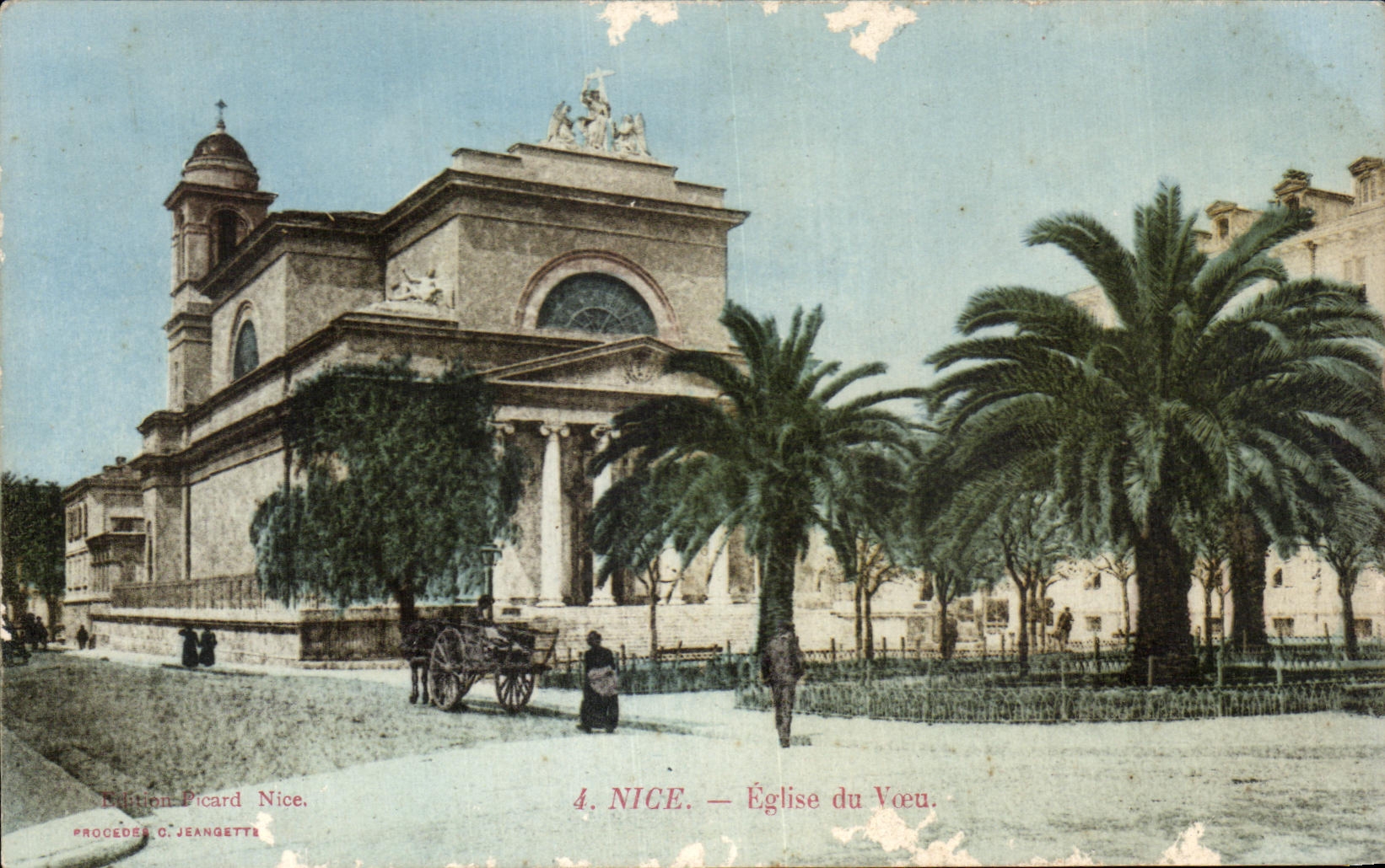 CPA Nice Eglise du Voeu
