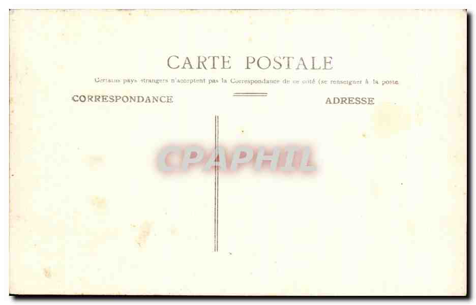 CPA Nice Eglise du Voeu — Rückseite