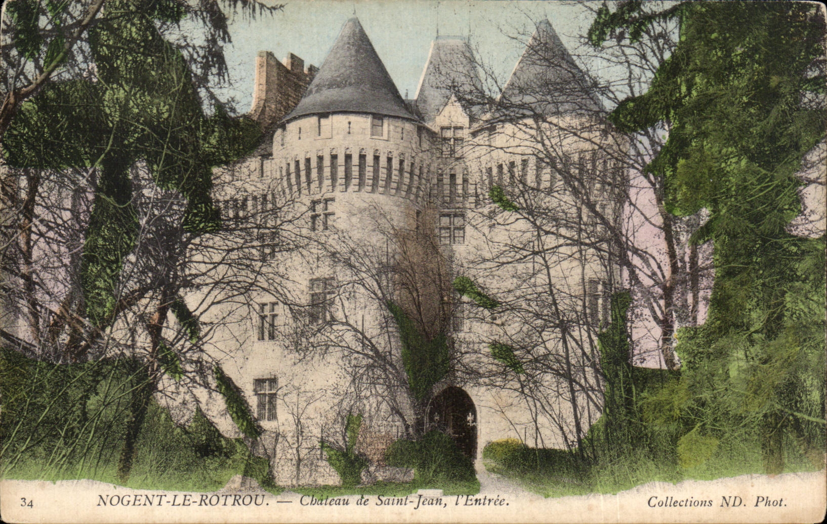 Nogent-le-Rotrou — Château de Saint-Jean, l'Entrée — Collections ND. Phot.