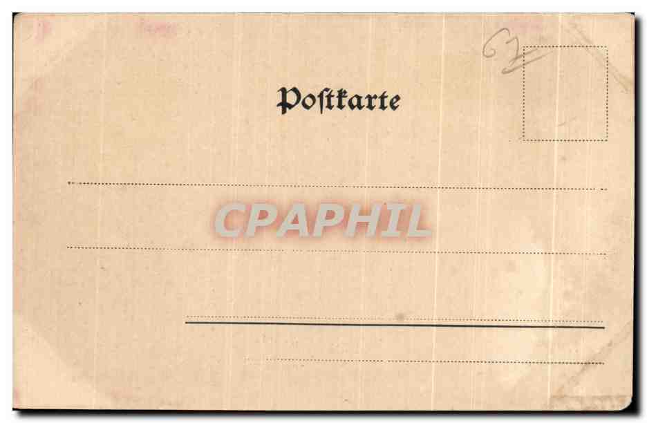 CPA Strassburg Hauptrestauration in der Otangerie Restancation dans l'Orangerie — Rückseite
