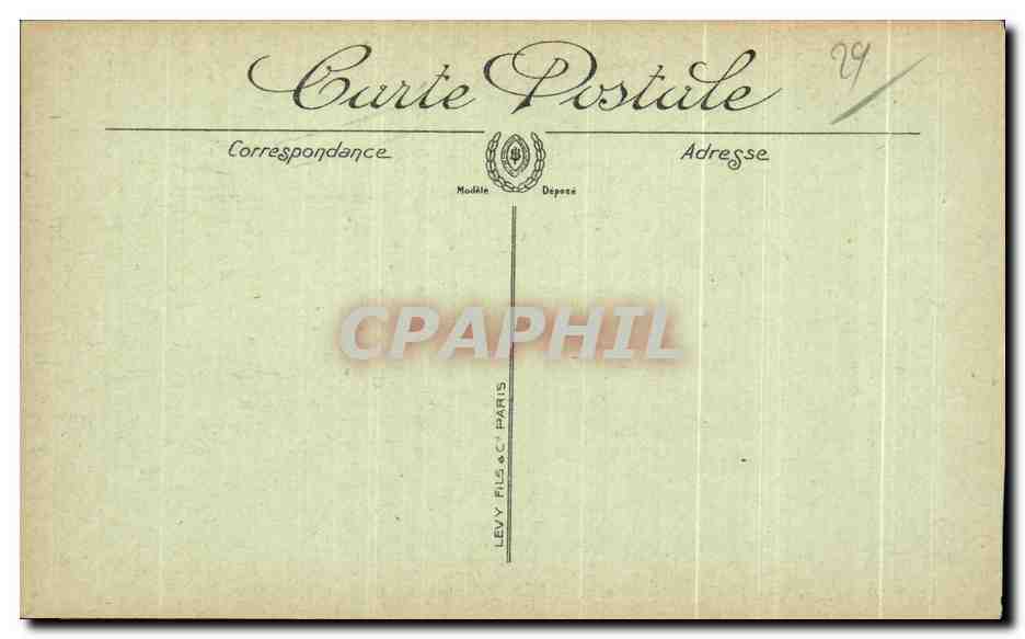 CPA Brest La Rade et le Goulet Bateaux — Rückseite