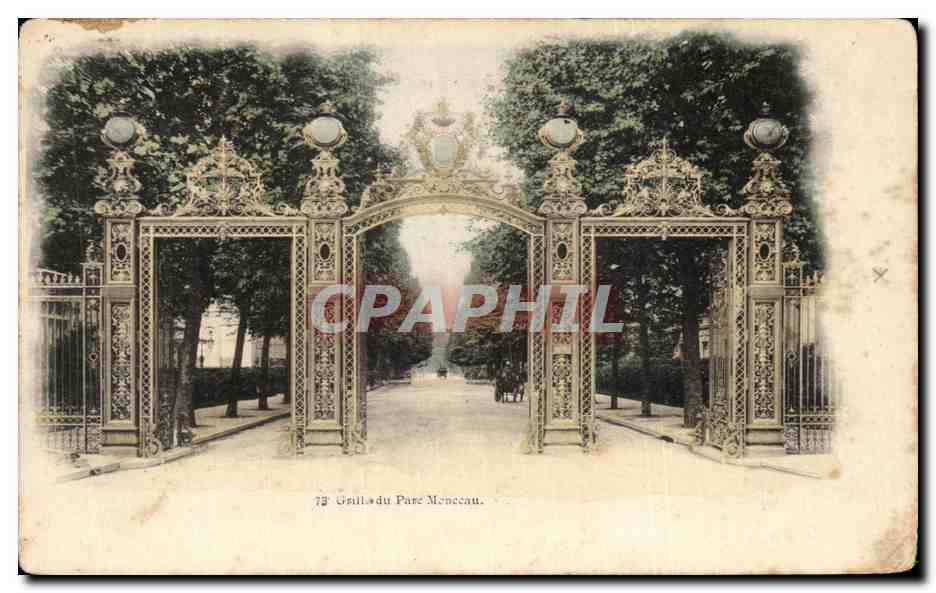 Portails du Parc Monceau — Paris — éditeur non identifié, n° 73