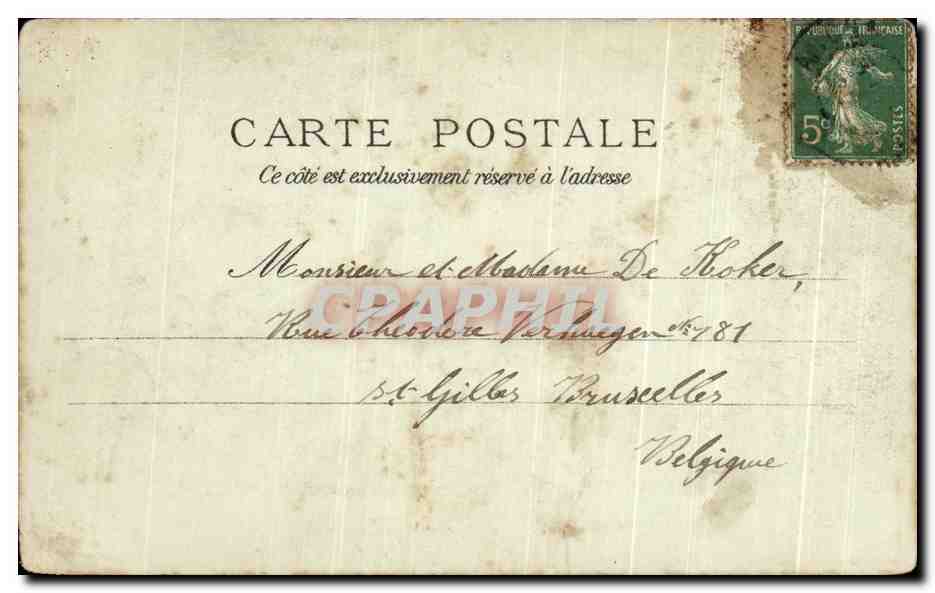 Portails du Parc Monceau — Paris — éditeur non identifié, n° 73 — Rückseite