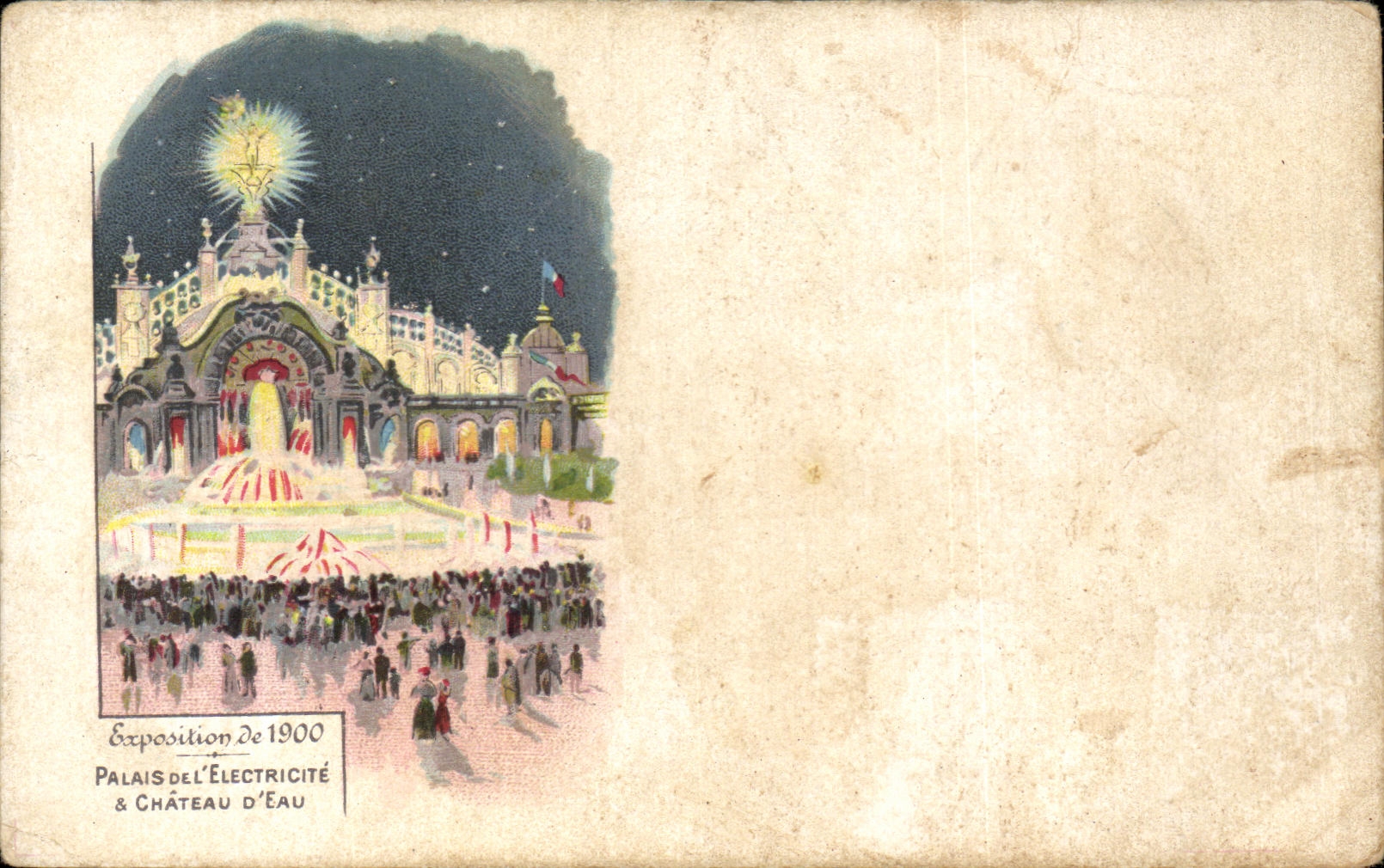 CPA Exposition de Palais del Electricite Chateau d'Eau
