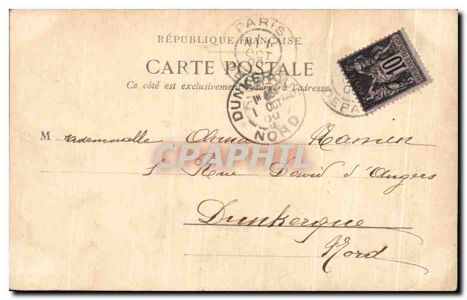 Pavillons des États-Unis de l'Amérique et de la Turquie — Exposition Universelle 1900 — Paris — Rückseite