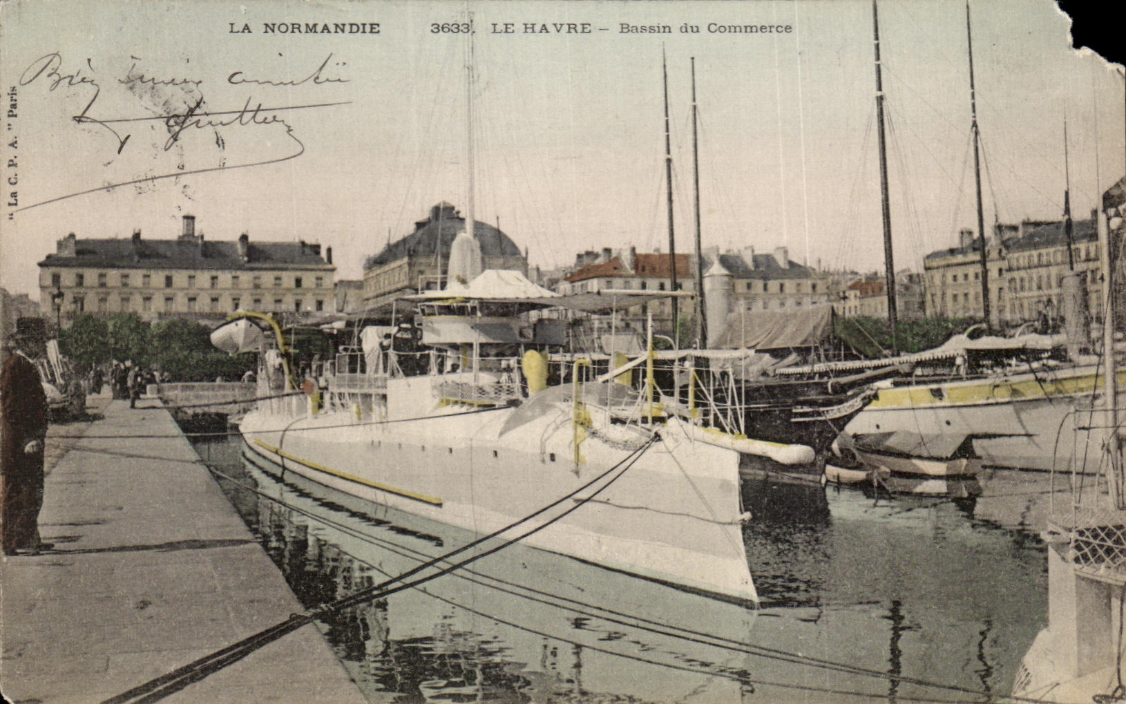 CPA Le Havre Bassin du Commerce La Normandie Bateaux 