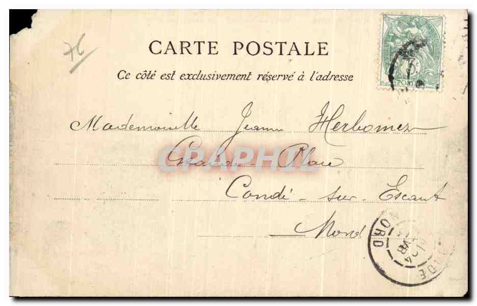 CPA Le Havre Bassin du Commerce La Normandie Bateaux  — Rückseite