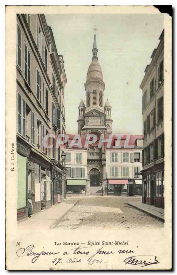 CPA Le Havre Eglise Saint Michel