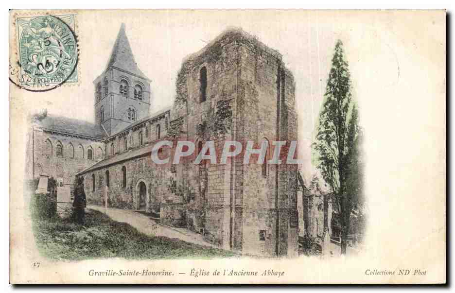 CPA Graville Sainte Honorine Eglise de l'Ancienne Abbaye