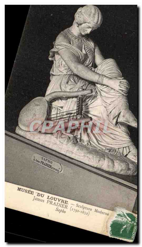 CPA Musee du Louvre Sculpture Moderne James Pradier Sapho