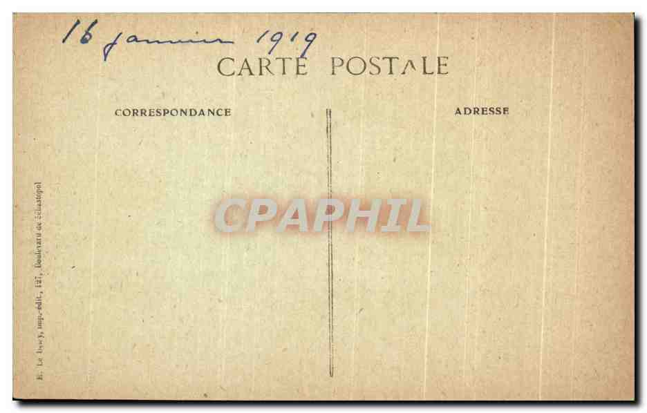 CPA Versailles Grandes Eaux Grottes d'Apollon  — Verso