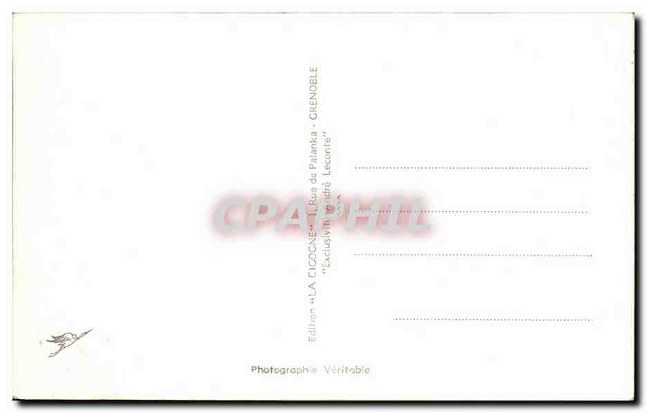 CPA Valence Parc Jouvet la Belvedere — Verso