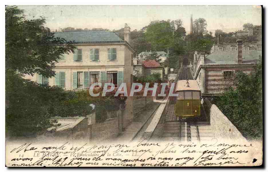 CPA Le Havre le Funiculaire de la Cote