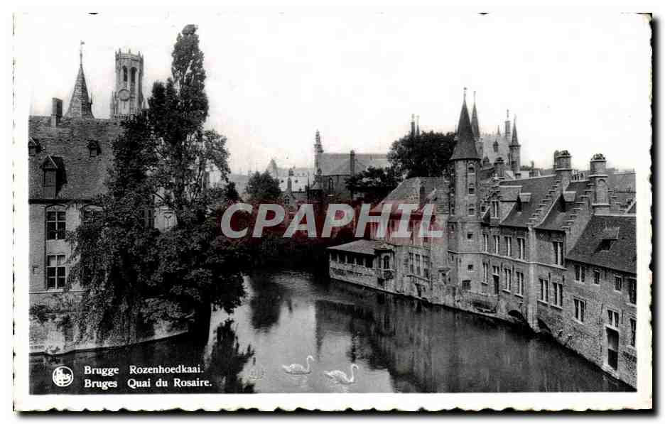 CPA Brugge Rozenhoedkaai Bruges Quai du Rosaire