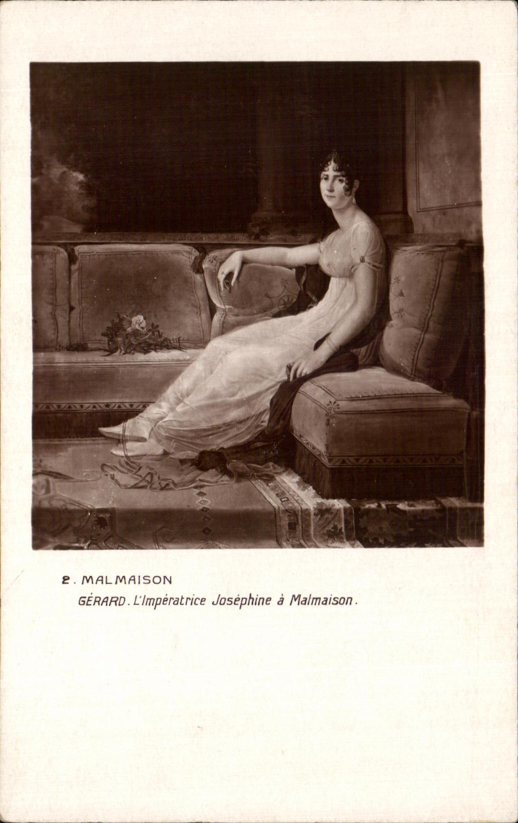 CPA Mal mison Gerard L'Imperatrice Josephine a Malmaison Napoleon 1er