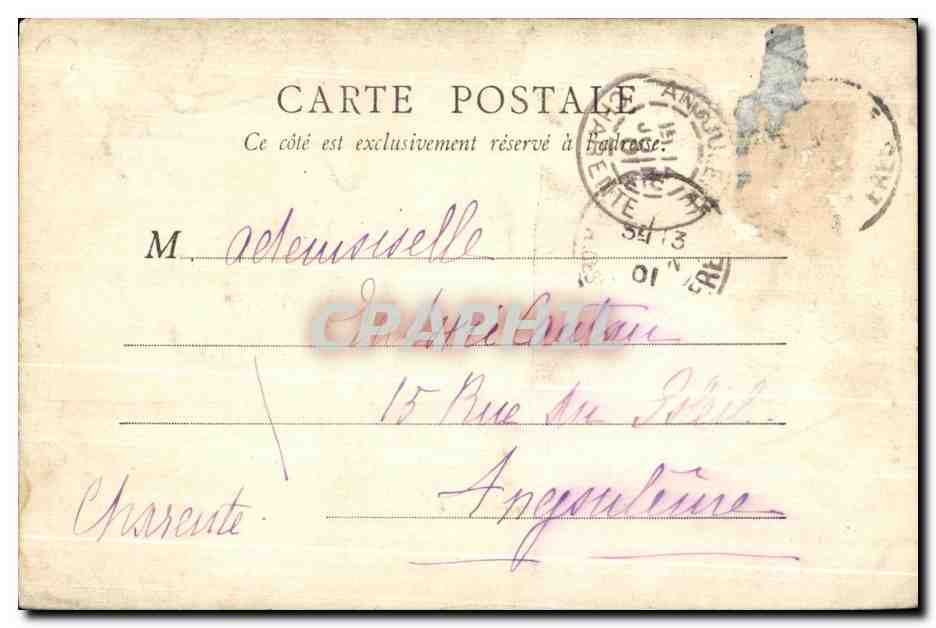CPA Paris Ecole Polytechnique — Rückseite