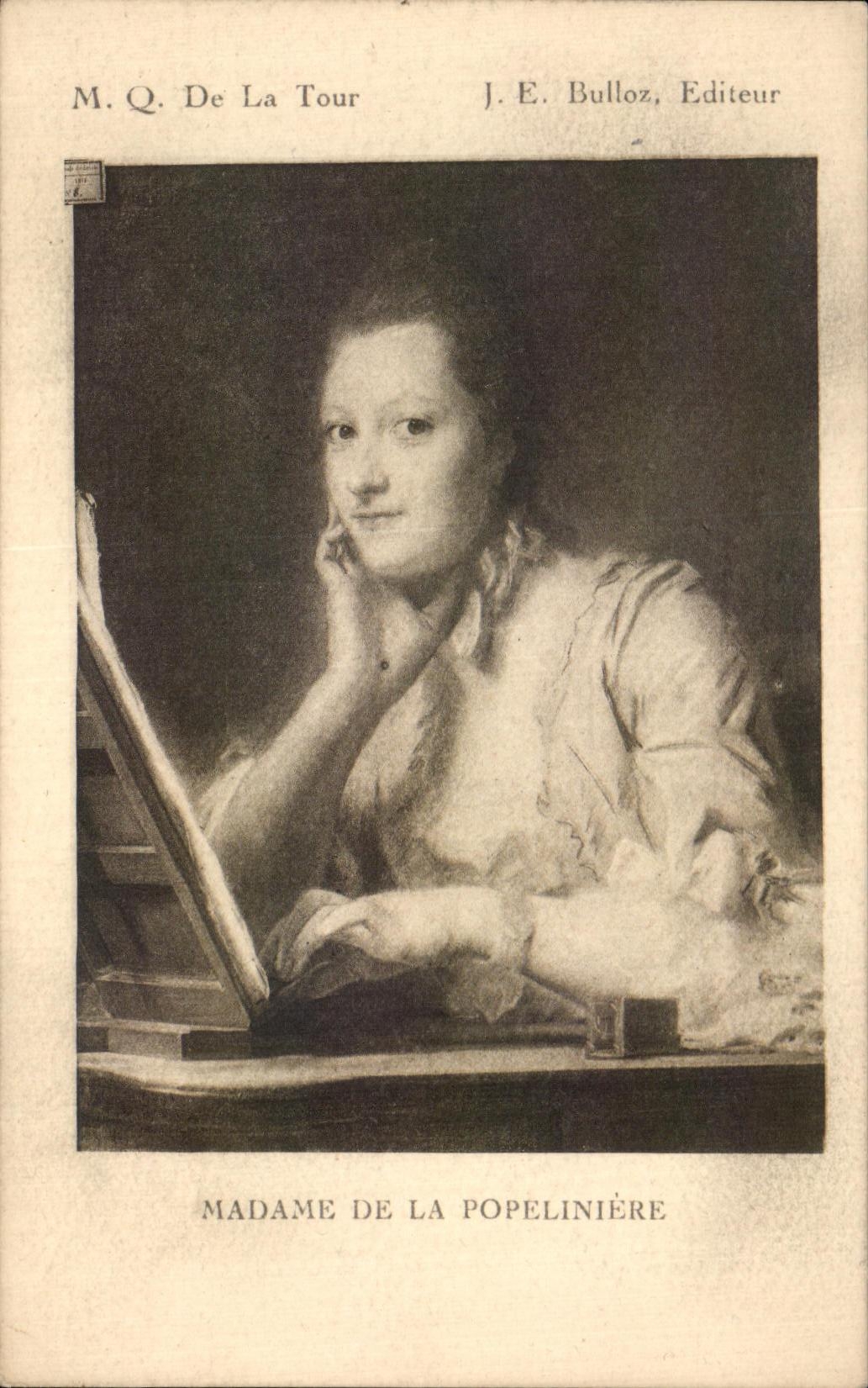 CPA De la Tour Bulloz Editeur Madame de la Popeliniere