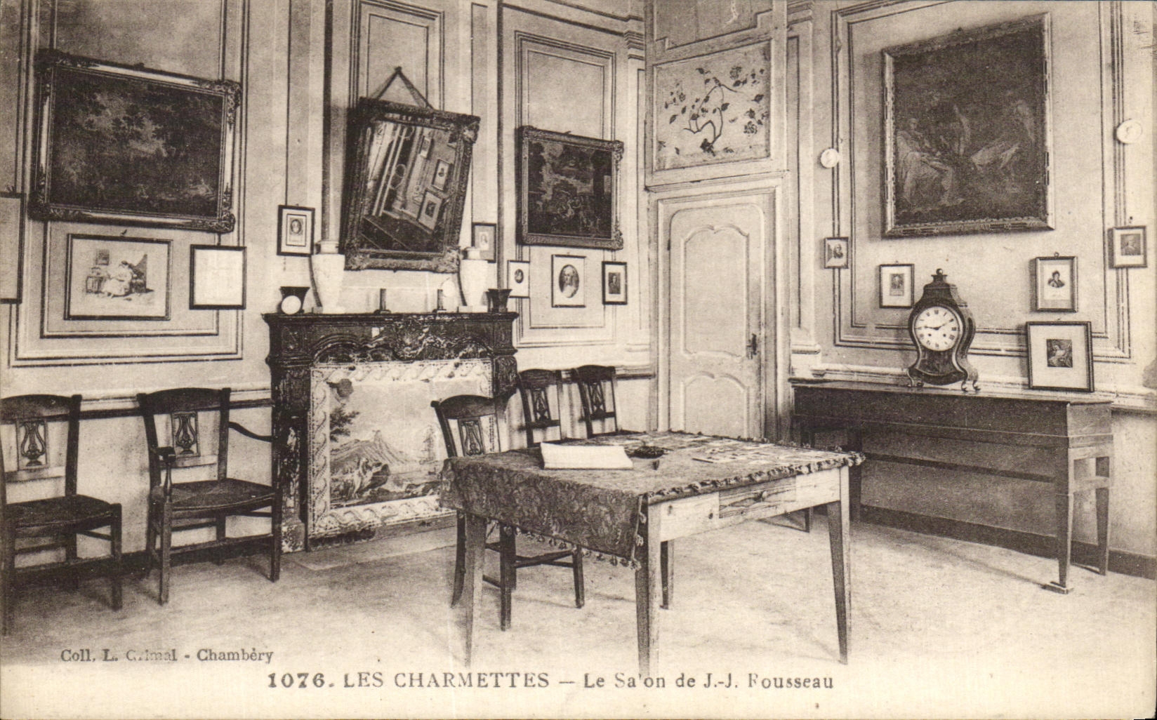CPA Les Charmettes Le salon de JJ Rousseau
