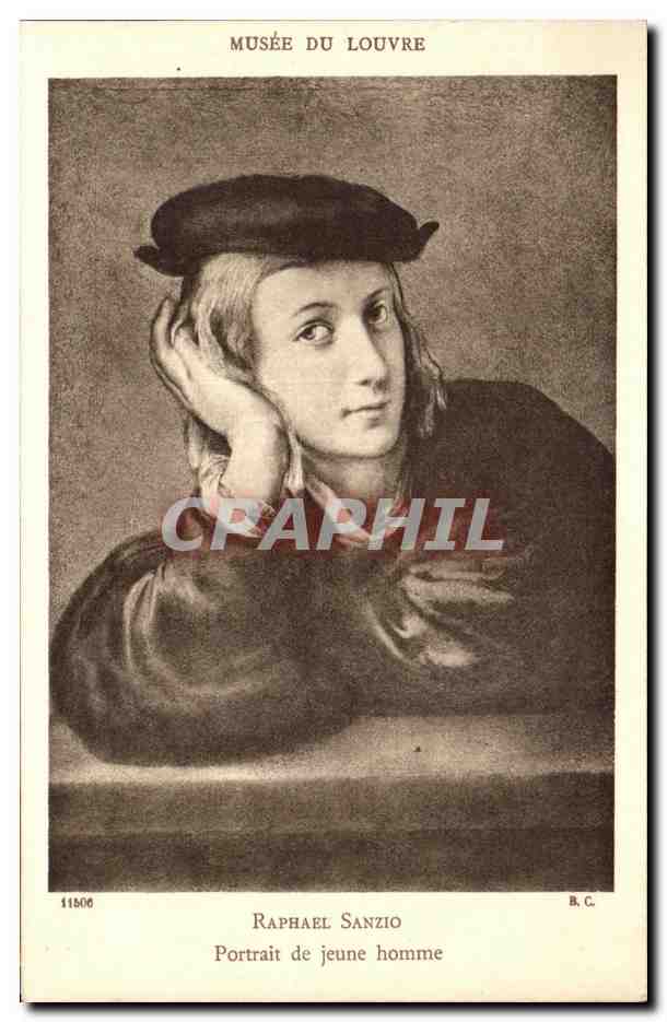 Portrait de jeune homme — Raphael Sanzio — Musée du Louvre, B.C. n° 11806