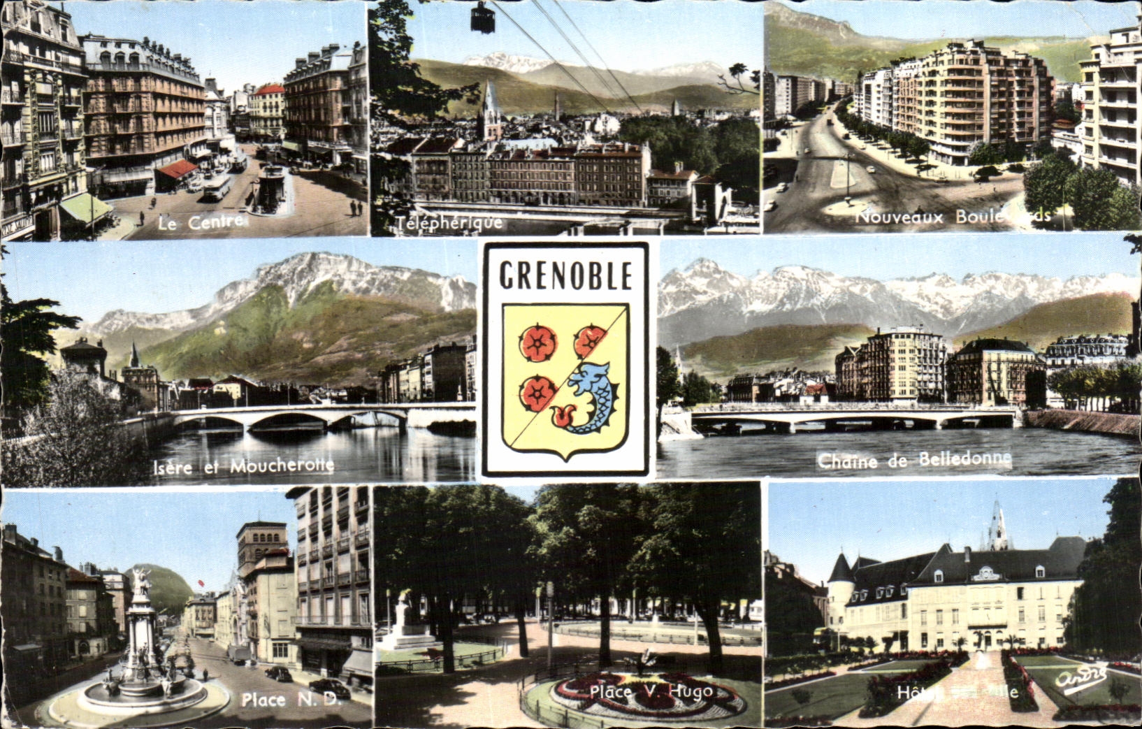 CPA Grenoble isere et moucherons chaine de Belledonne