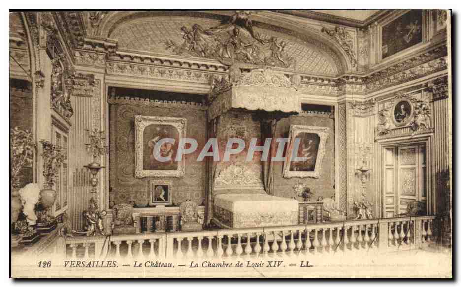 Versailles — Le Château — La Chambre de Louis XIV — LL