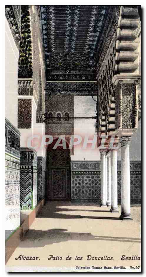 CPA Alcazar Patio de las Doncellas Sevilla