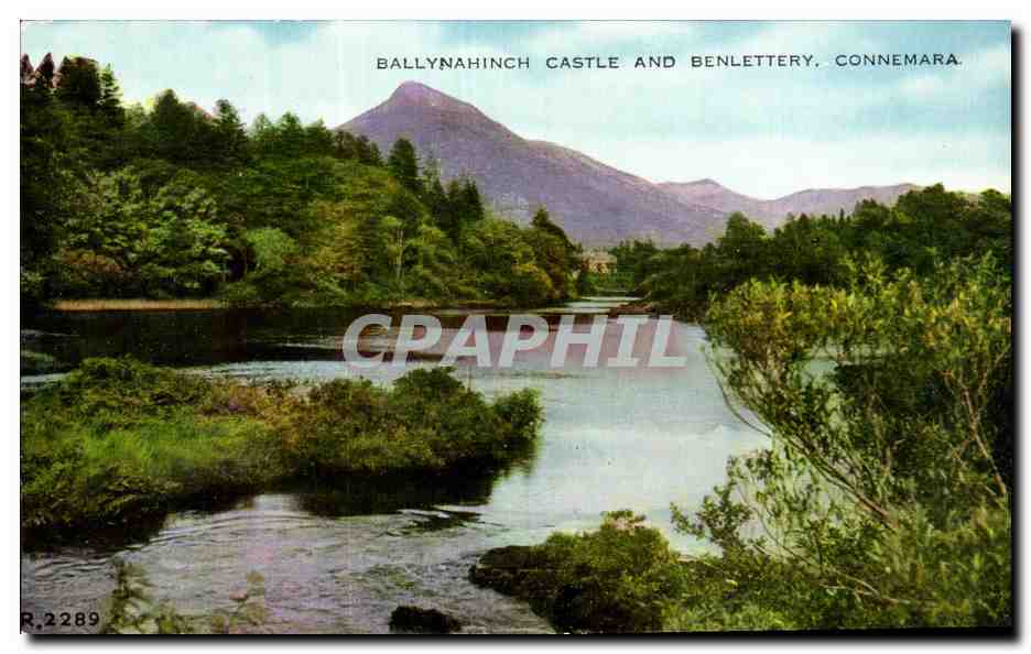 Ballynahinch Castle and Benlettery, Connemara — Valentine & Sons Ltd, n° R.2289