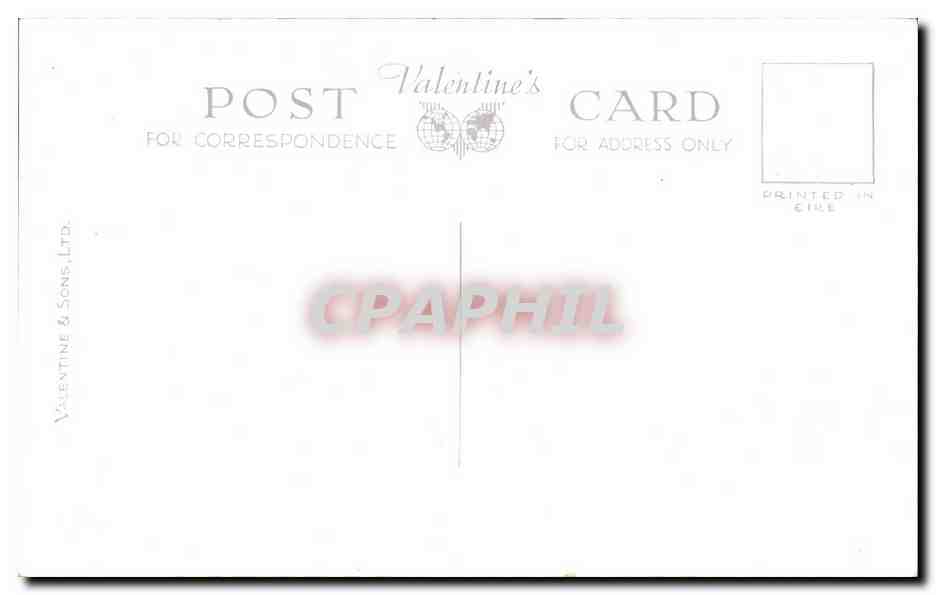 Ballynahinch Castle and Benlettery, Connemara — Valentine & Sons Ltd, n° R.2289 — Verso