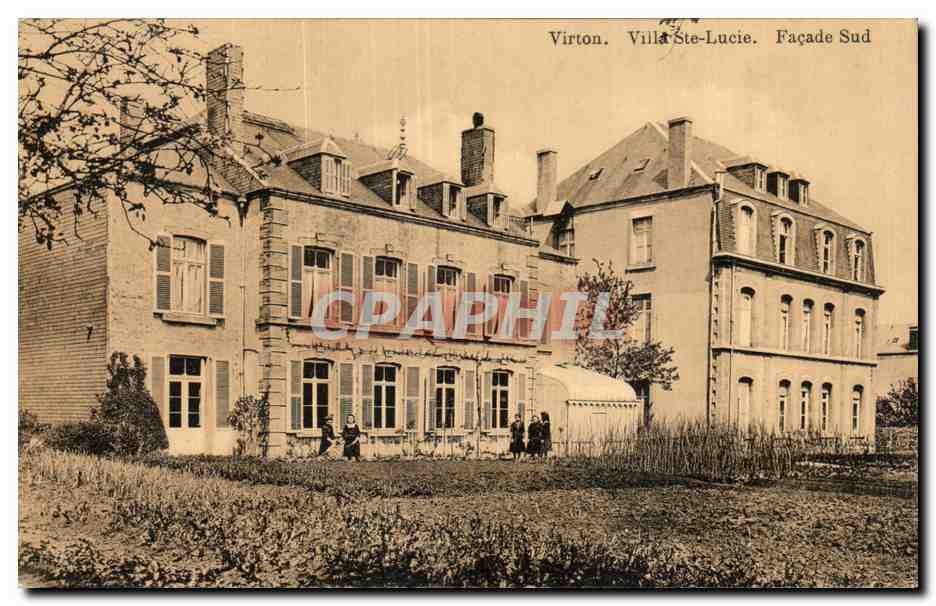 CPA Virton Villa Ste Lucie Facade Sud Luxembourg 