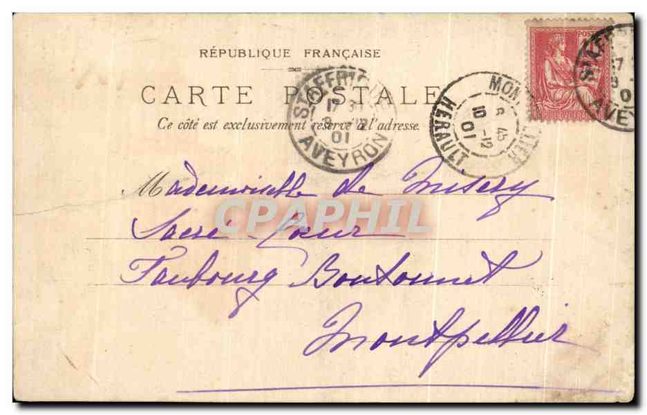 CPA Trinite Paris — Rückseite