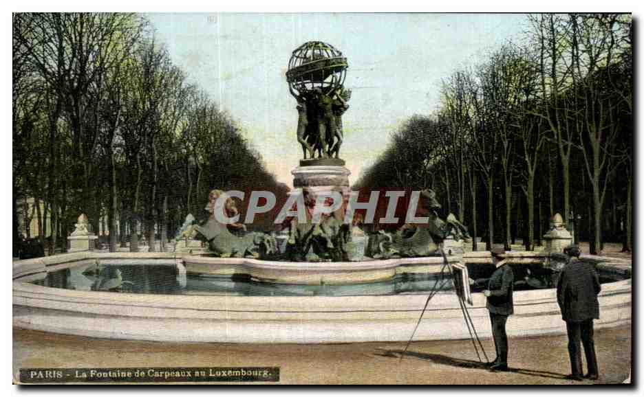 CPA Paris La Fontaine de Carpeaux au Luxembourg