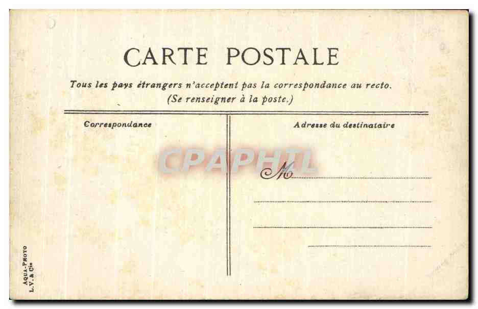 CPA Paris Notre Dame de Maison Blanche — Verso