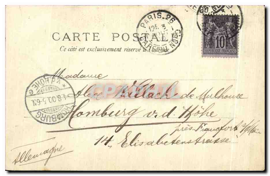 CPA Saint Germain L'Auxerrois Paris  — Rückseite