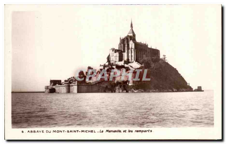 Abbazia del Mont-Saint-Michel — La Merveille e i muri di cinta — Edizione dei Monumenti — n°6