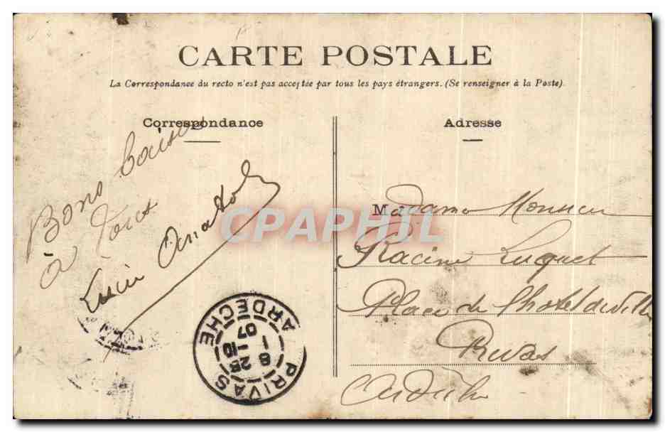 CPA Mairie du 11eme et Avenue Parnentier Paris  — Rückseite