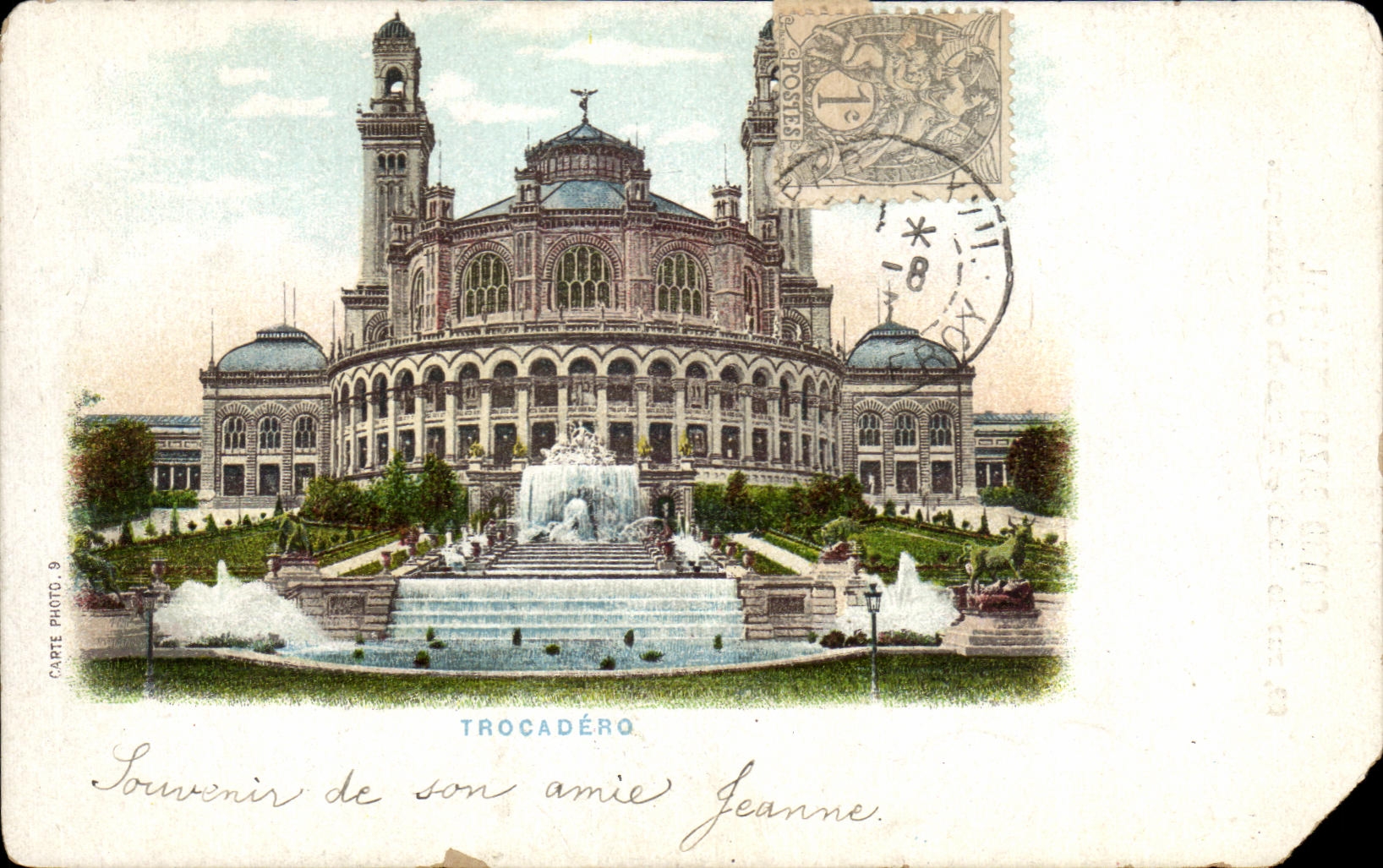CPA Trocadero Paris