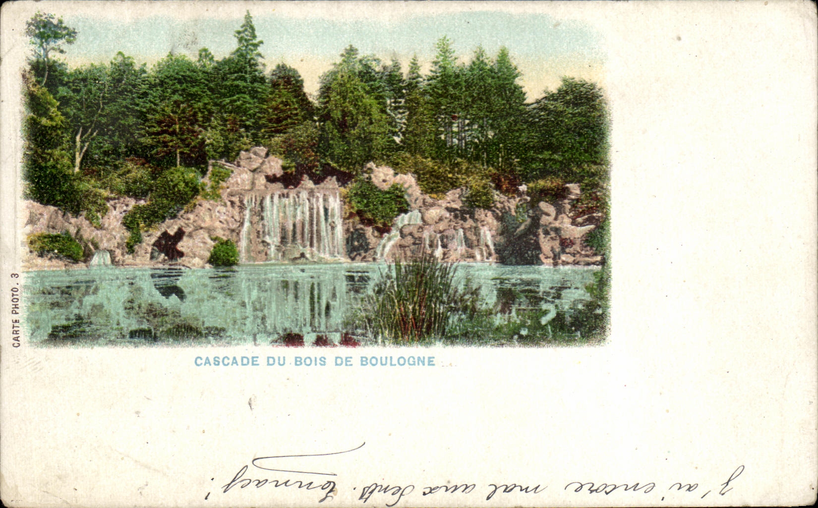 CPA Paris Cascade Du Bois Boulogne