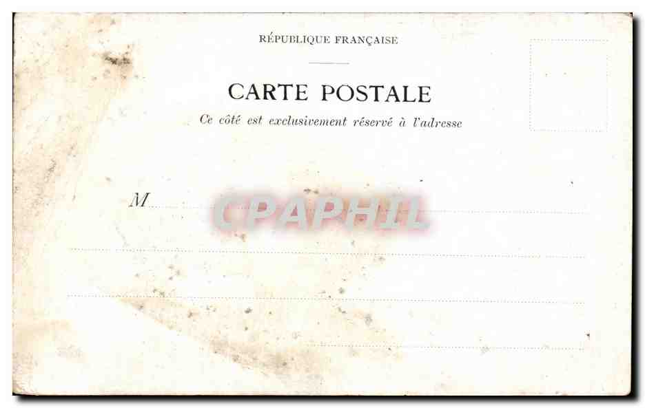 CPA Paris Vue Sur La seine Le Pont Royal — Rückseite
