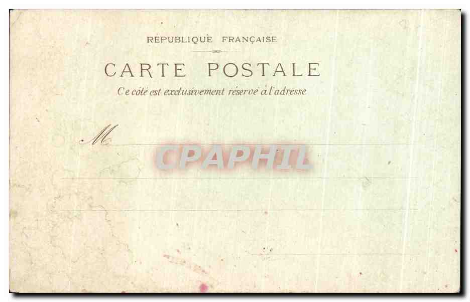 CPA Paris La rue de Rivoil — Verso