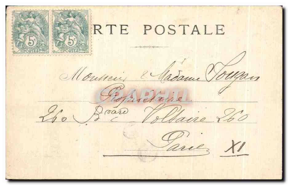 CPA Paris Le Jardin des Plantes Date de Buffon en fut sur intendent En Un Decret crea le Museum d'Histroire  — Verso
