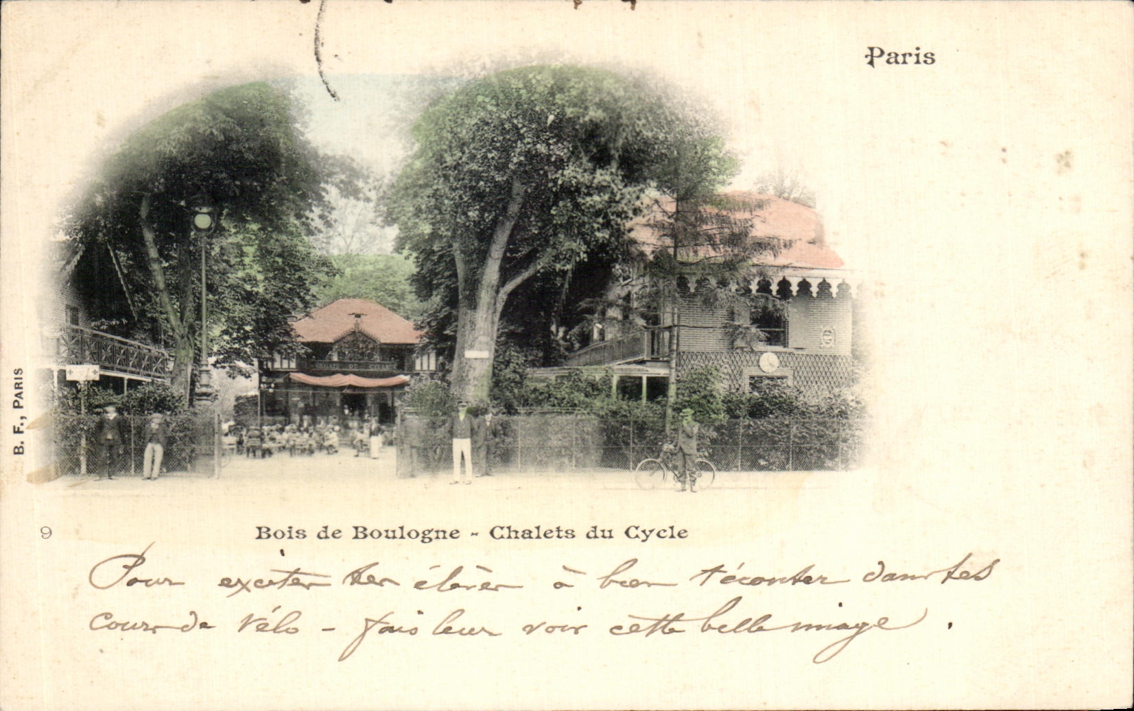 CPA Paris Bois de Boulogne Chalets du Cycle Bike Velo cycling