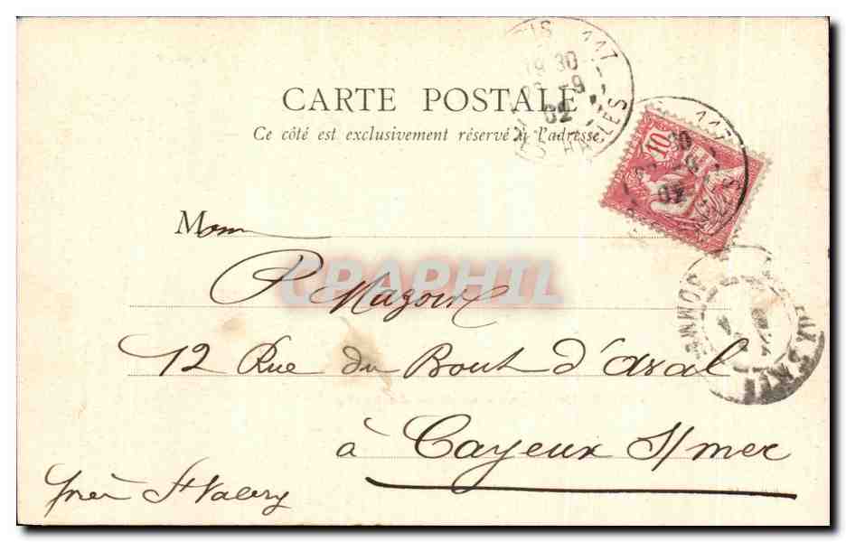 CPA Paris Bois de Boulogne Chalets du Cycle Bike Velo cycling — Rückseite