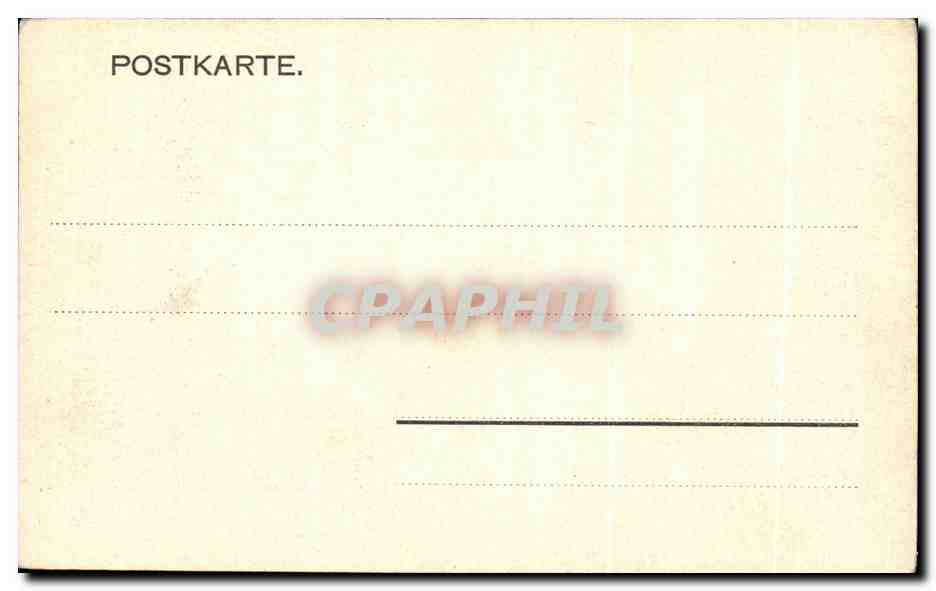 CPA Strassburg Marschallv Sachsen — Verso