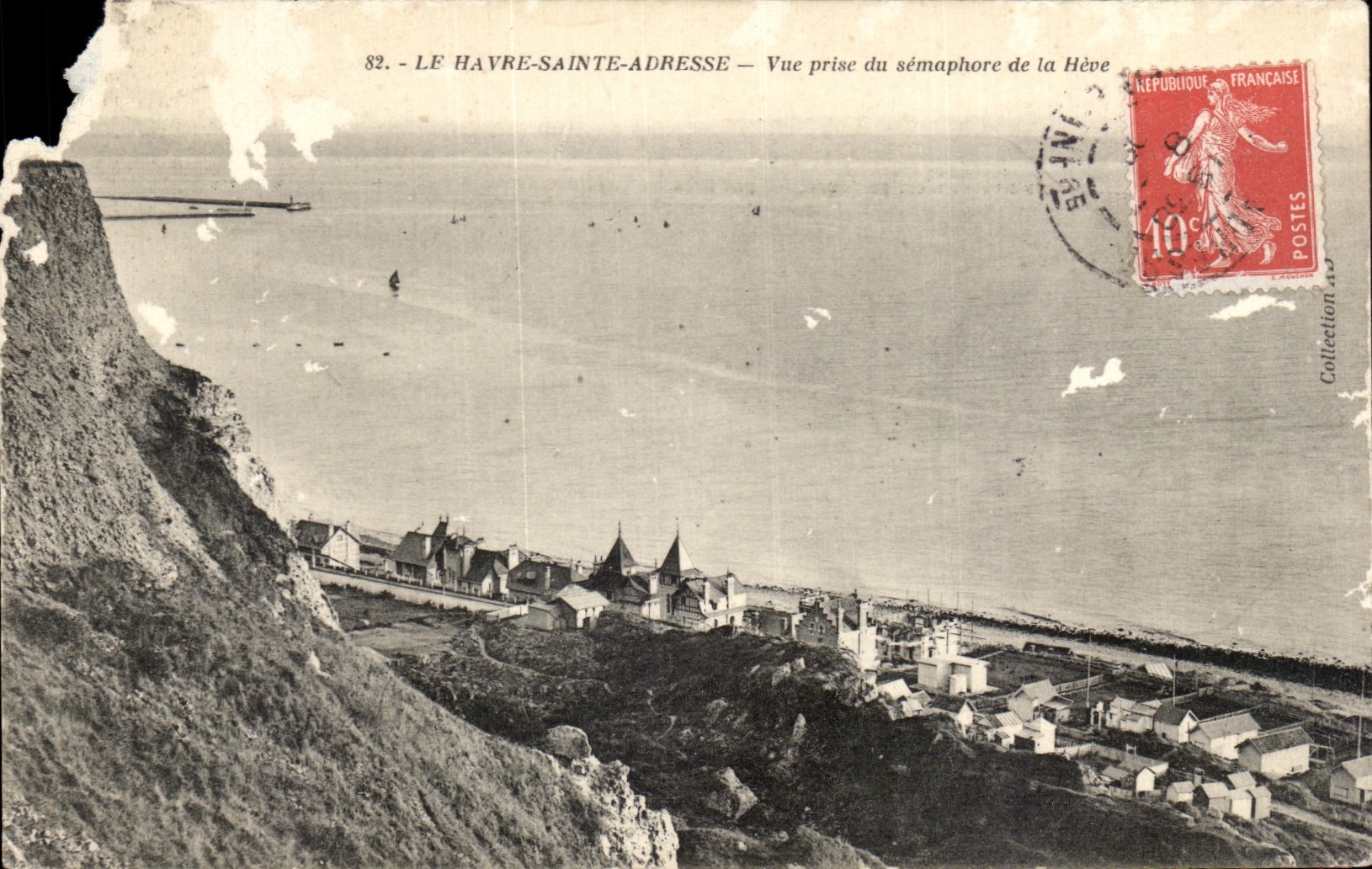 CPA Le Havre Sainte Adresse Vue prise du semaphore de la Heve